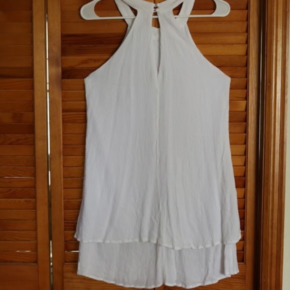 SOLD Altar'd State white halter neck sleeveless dress - Picture 3 of 8